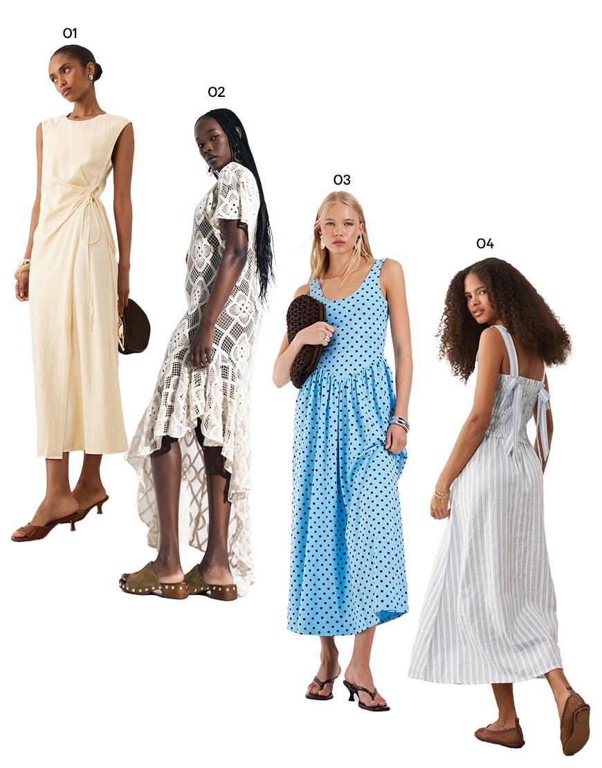 summer dress collage| ASOS Style Feed