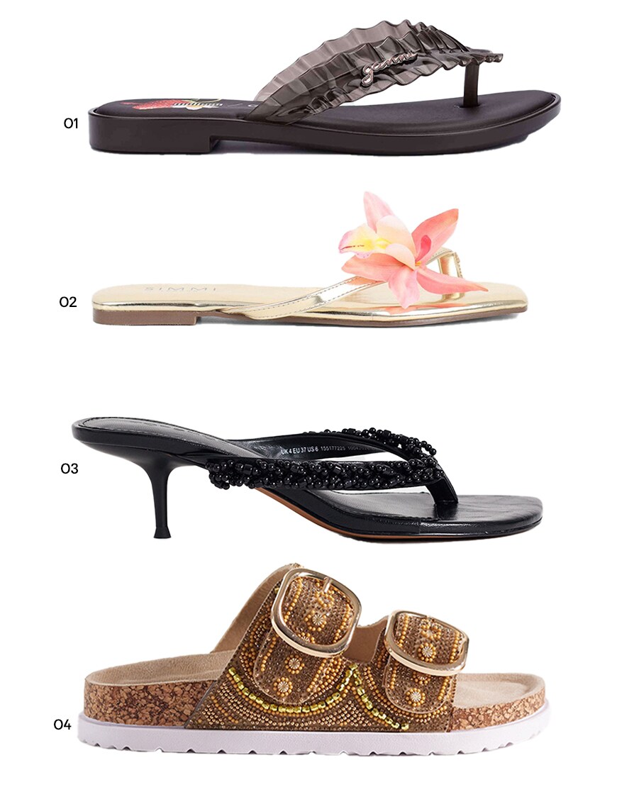 summer sandals collage| ASOS Style Feed