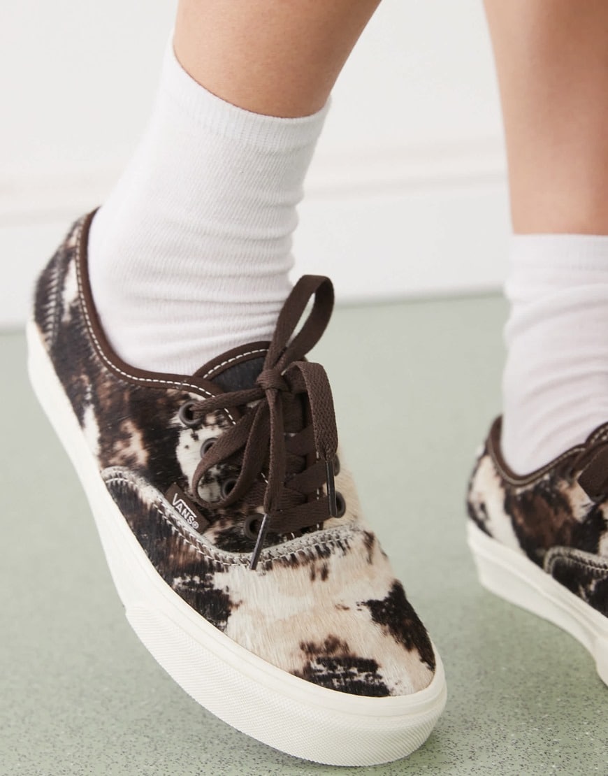 Vans cow print trainers | ASOS Style Feed