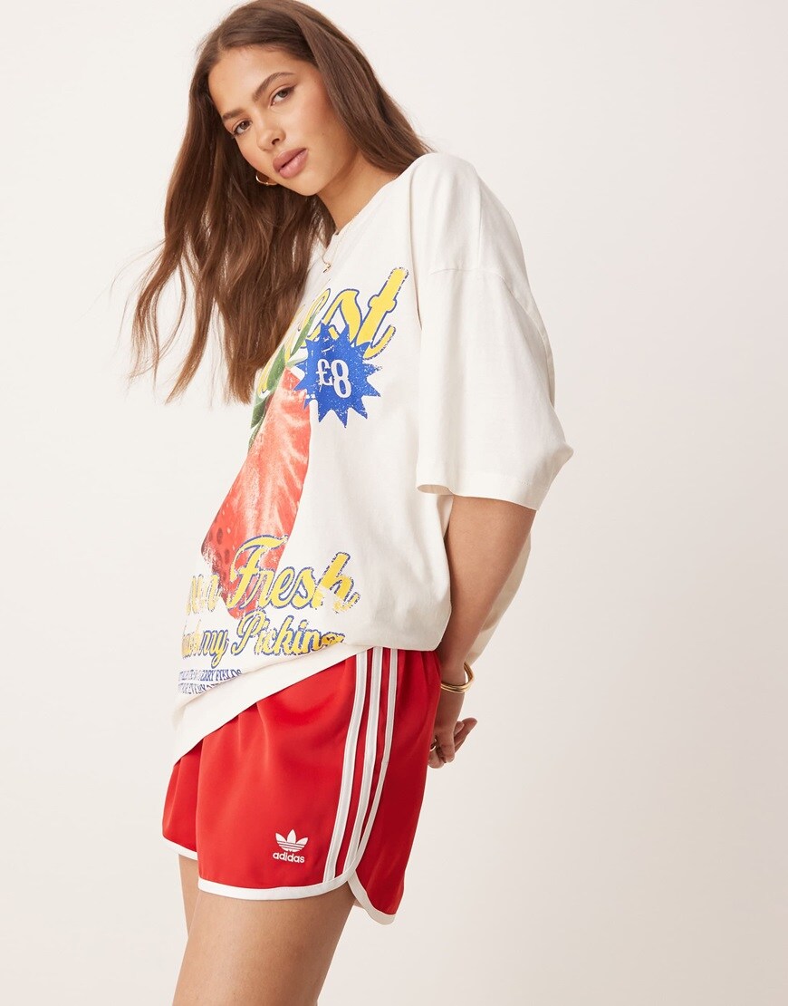 adidas shorts in red | ASOS Style Feed  