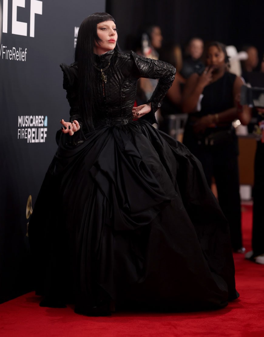 Lady Gaga at the Grammys 2025