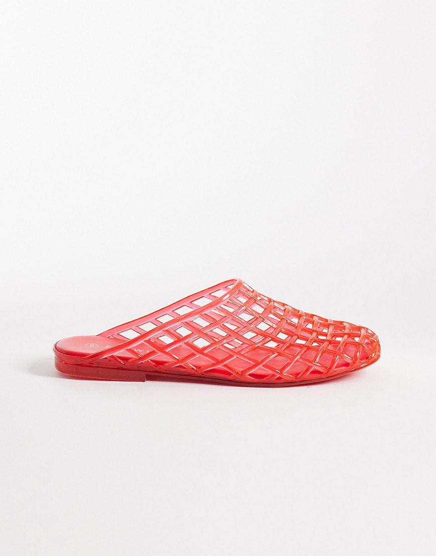 RED JELLY SHOES|ASOS Style Feed