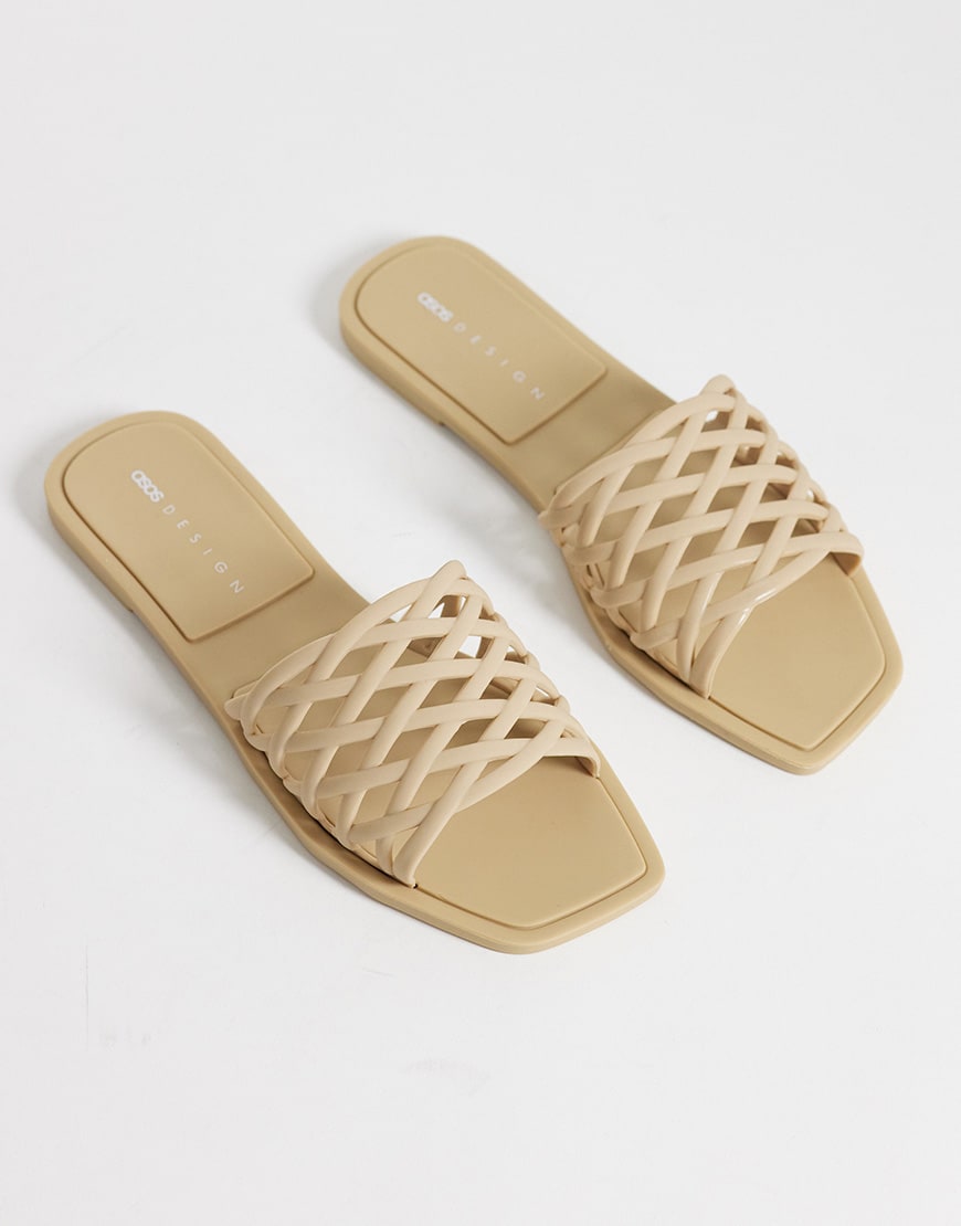 taupe jelly shoes|ASOS Style Feed