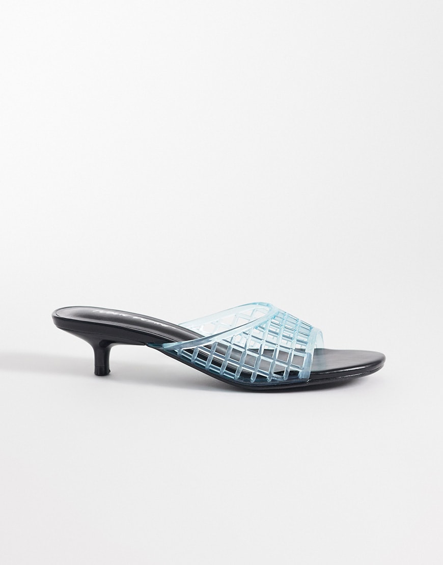 blue jelly sandals|ASOS Style Feed
