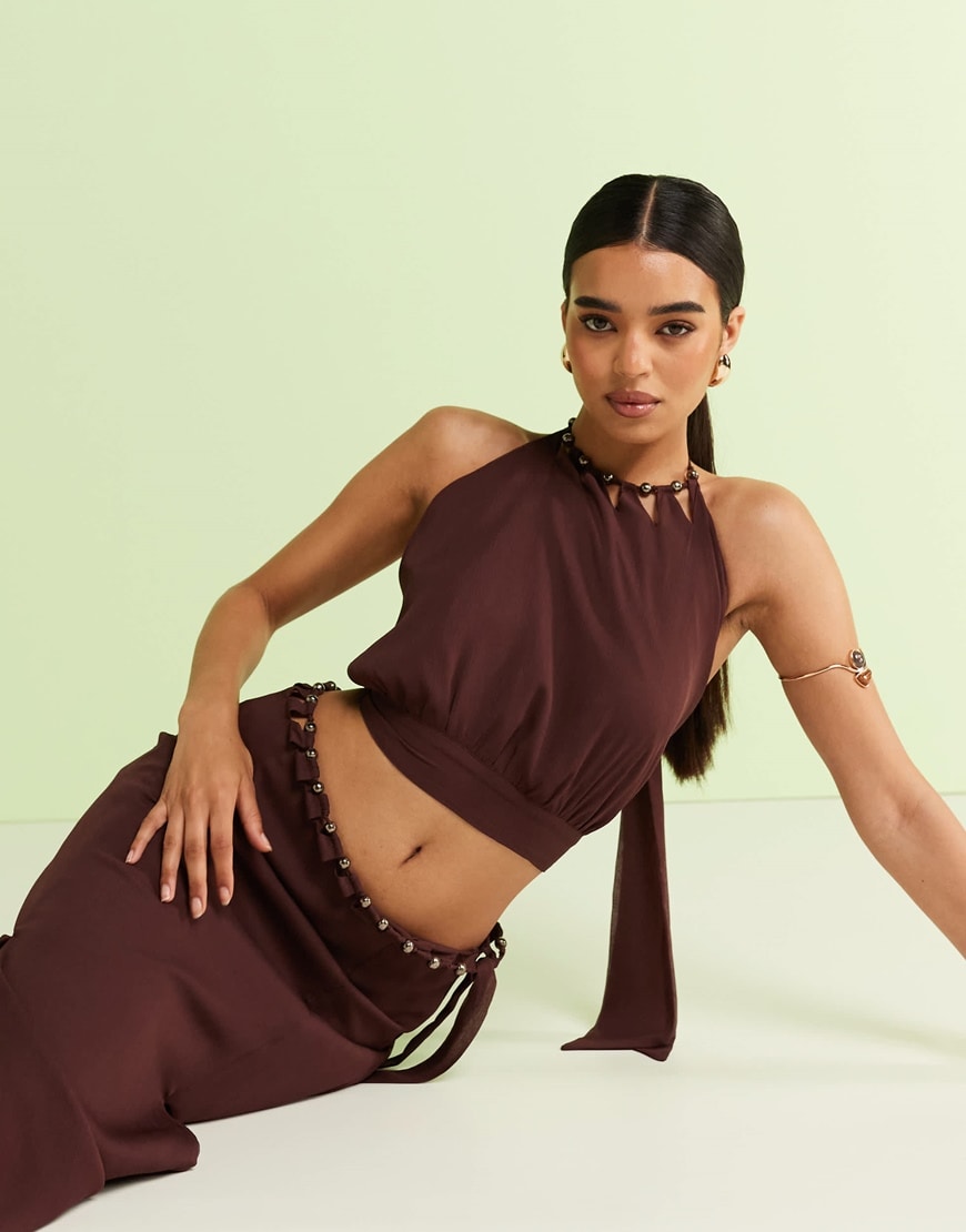 ASOS DESIGN Halterneck Top