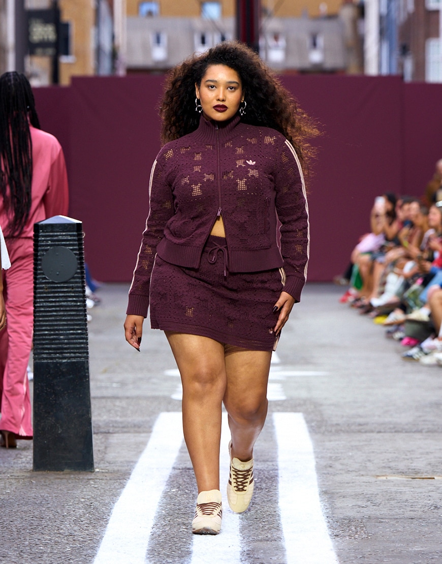 Model walking down runway at the Adidas x ASOS show | ASOS Style Feed