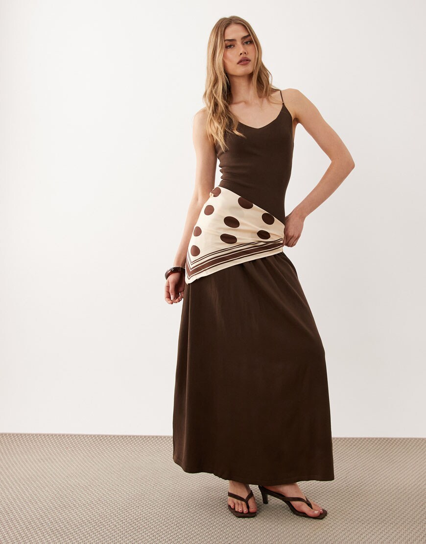 Model wearing waist scarf | ASOS