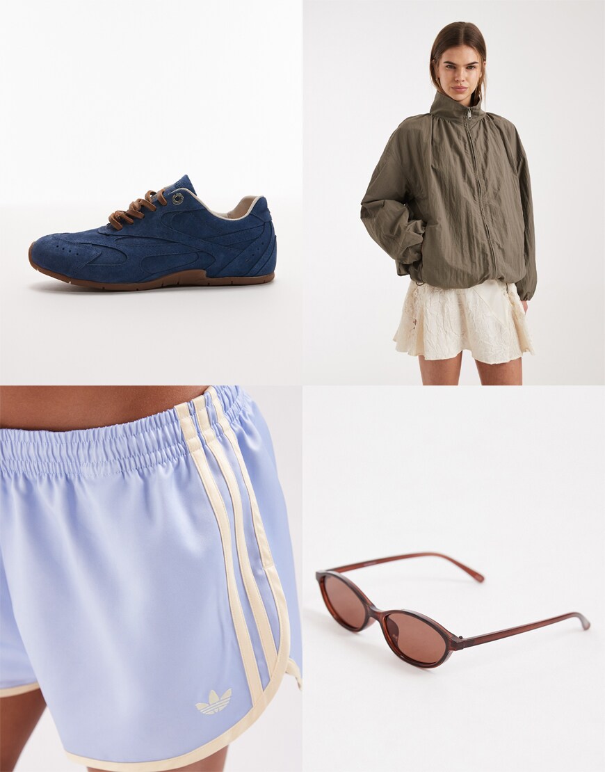 Bronx blue suede trainers | ASOS