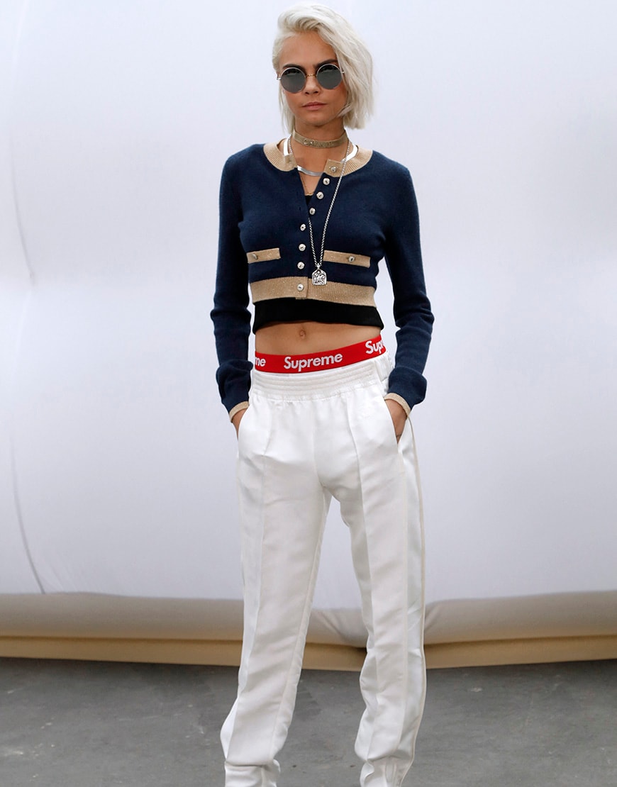Cara Delevingne wearing Supreme and Chanel in 2017 | ASOS Style Feed