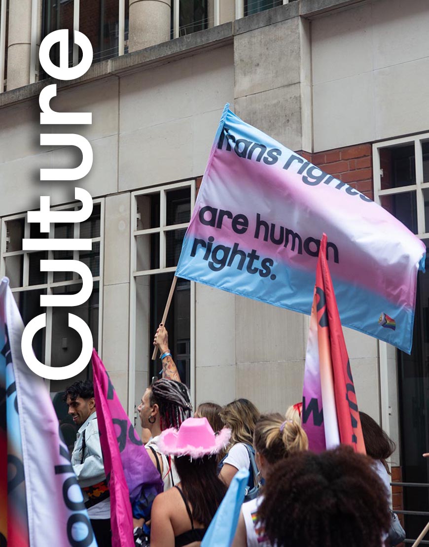 Trans pride flag