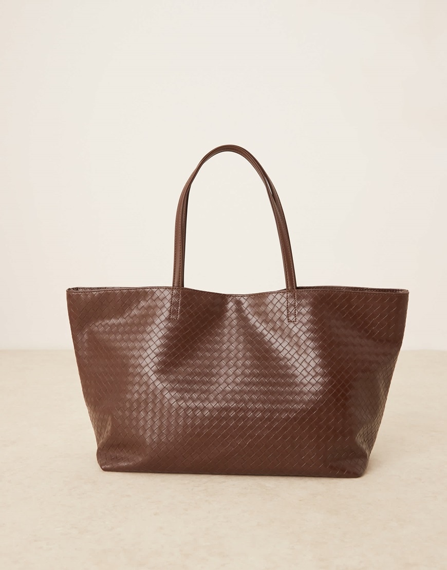 Becksondegaard woven brown tote bag