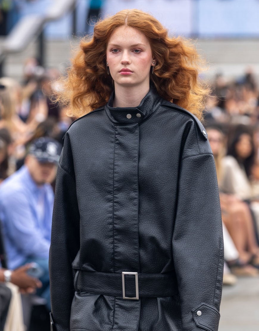 Model On The Topshop Runway