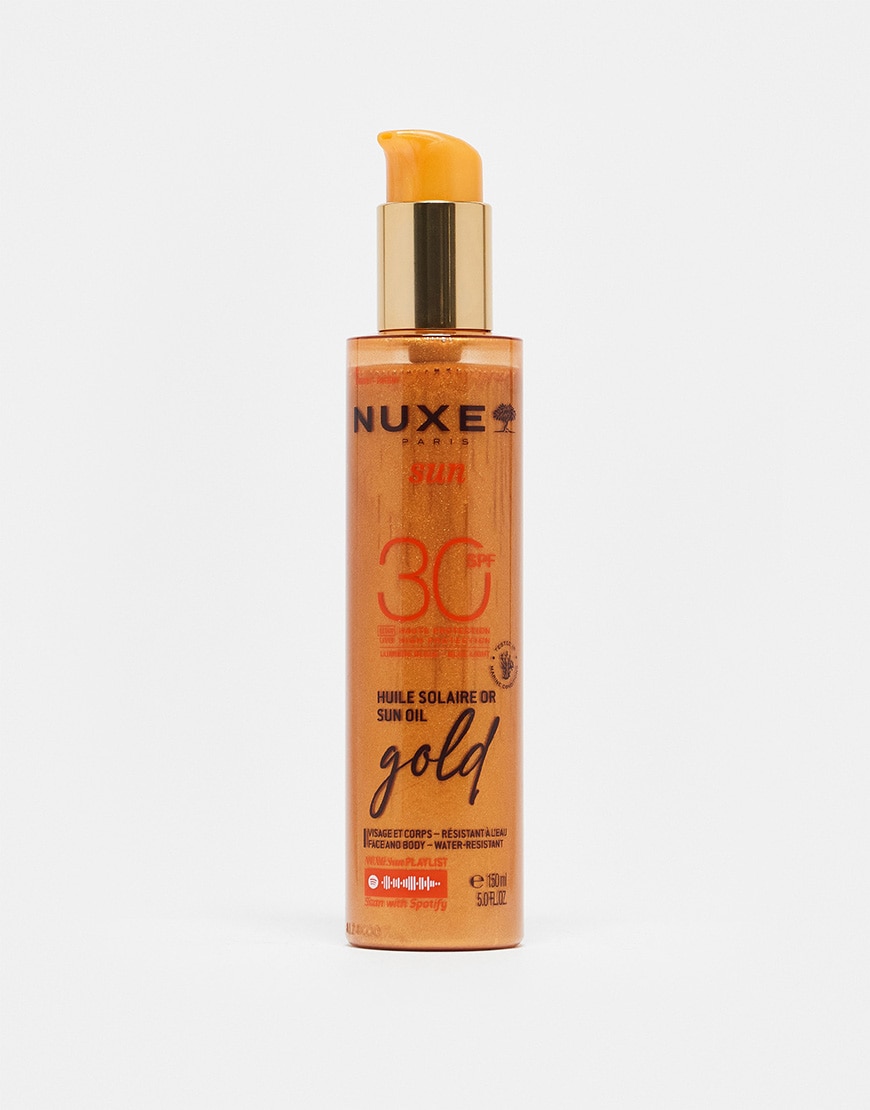 NUXE Gold Sun Oil High Protection SPF 30 150ml | ASOS Style Feed