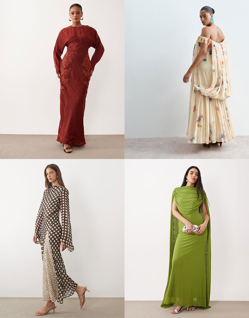 Long-Sleeved Wedding Guest Dresses