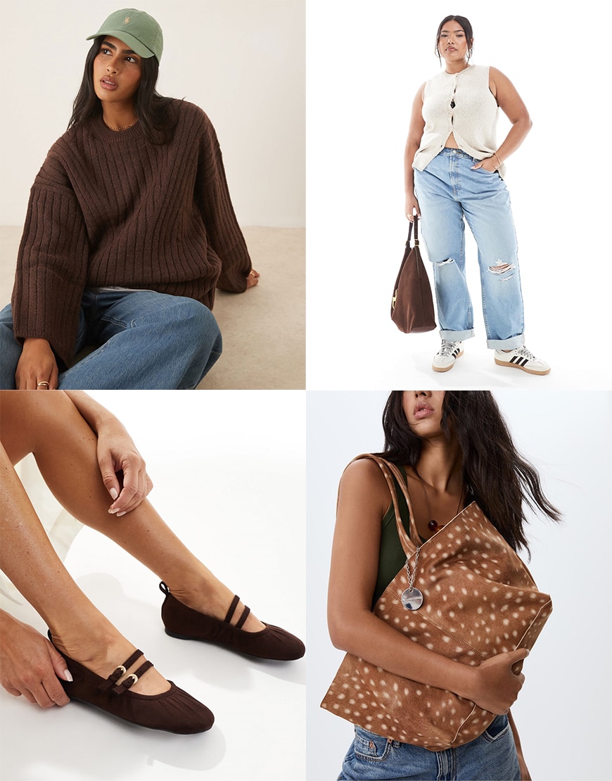 Collage of models wearing ASOS clothes