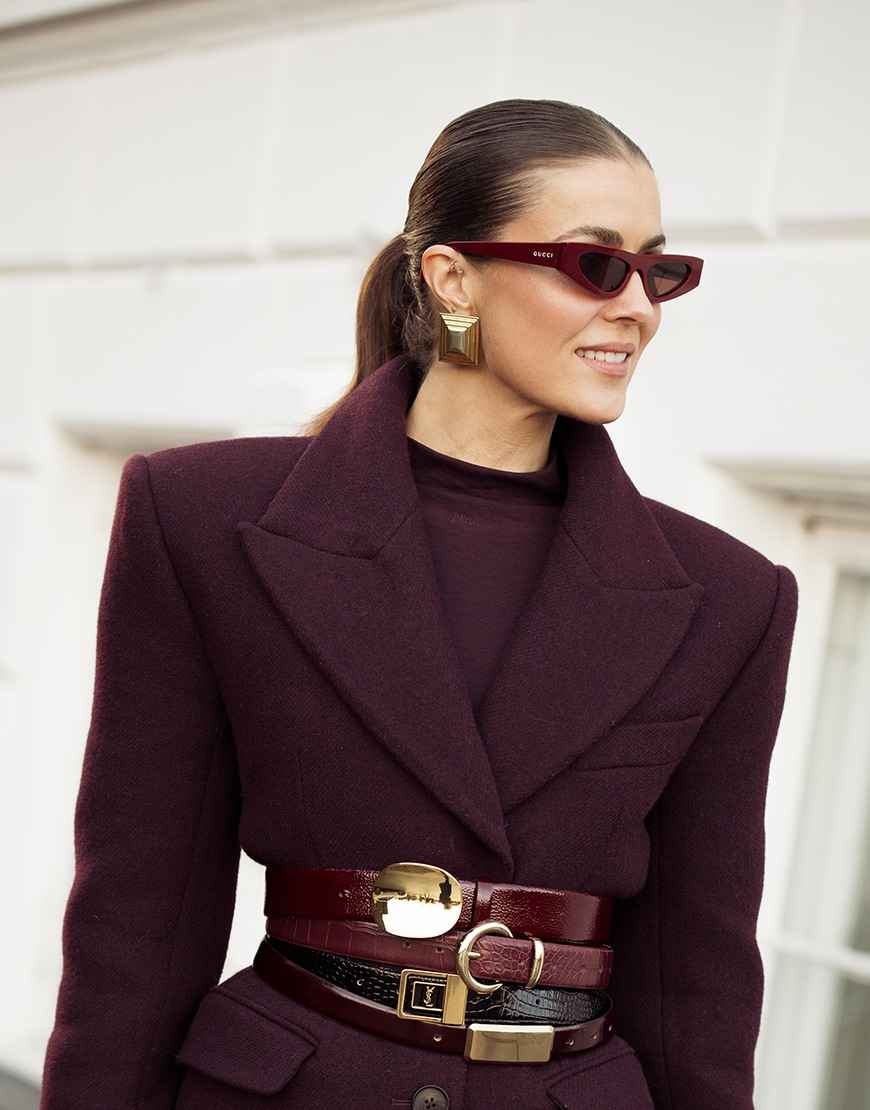 Woman wearing cat eye sunglasses | ASOS Style Feed