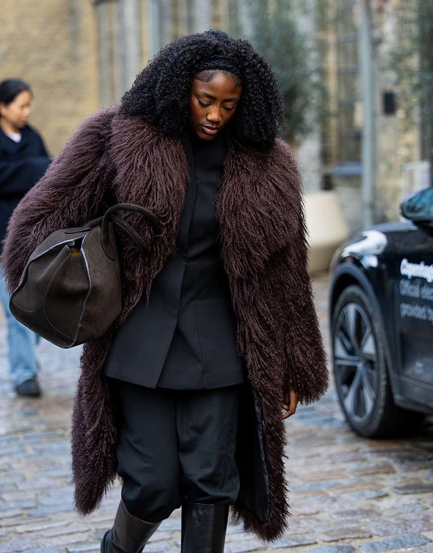 Person wearing brown jacket outfit | ASOS Style Feed