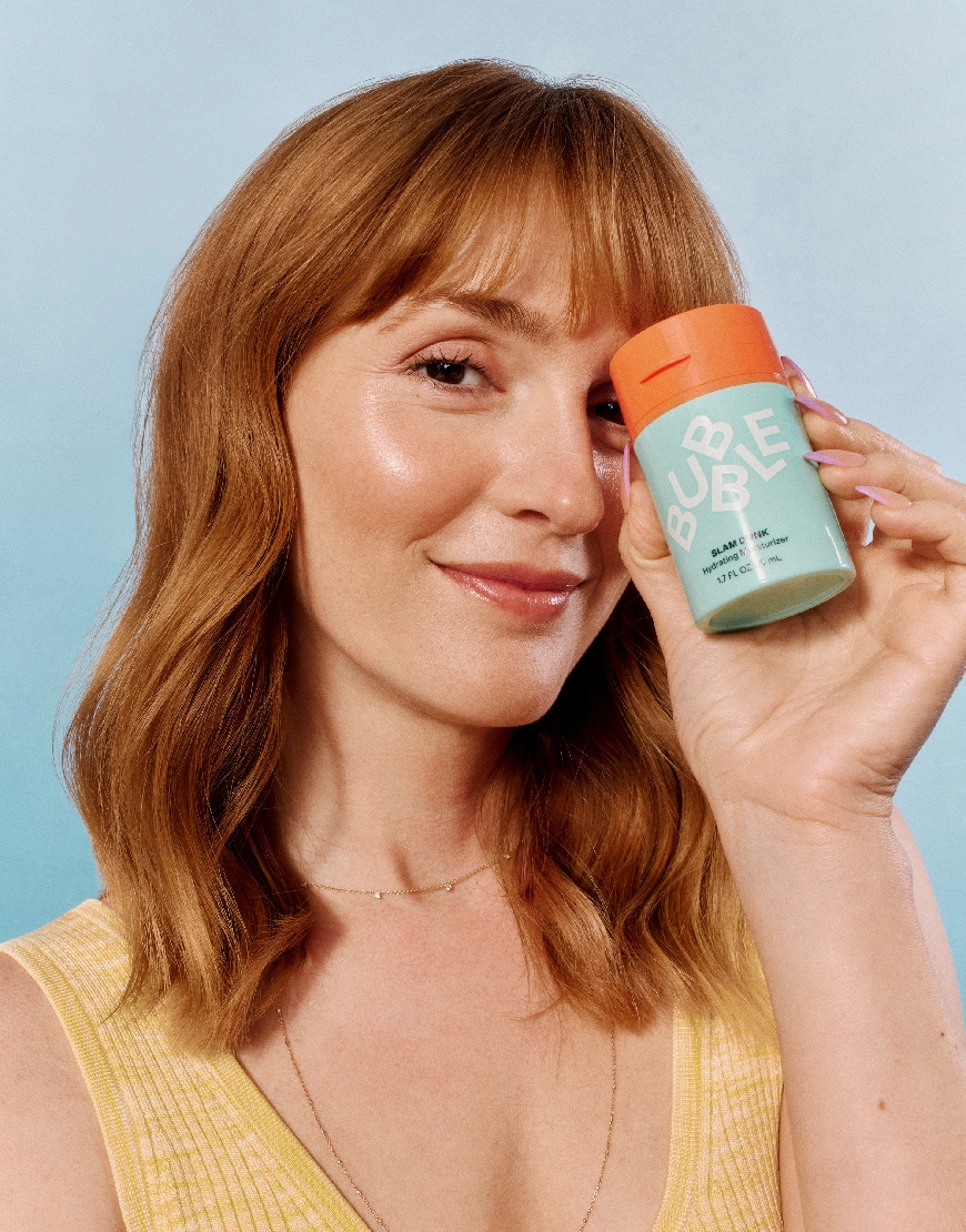 Leighton Meester wears Bubble Skincare | ASOS Style Feed