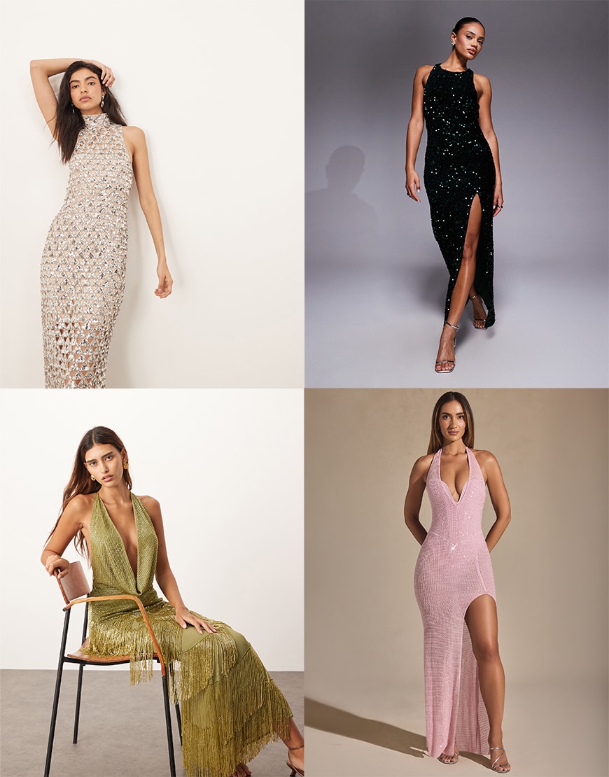 Collage of ASOS clothing