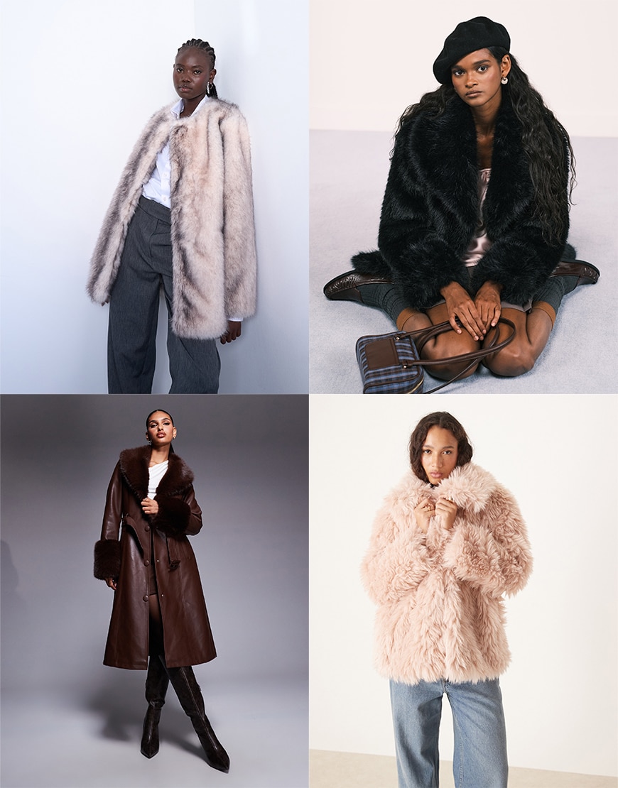 Collage of ASOS clothing