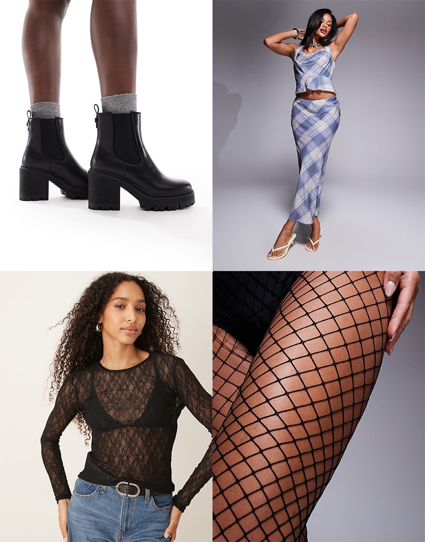 Collage of ASOS clothing