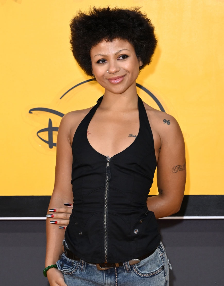Myha'la at the London Premiere of Swiped.