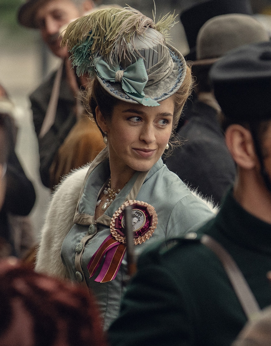 Danielle Galligan as Lady Olivia in Netflix's House of Guinness | ASOS Style Feed