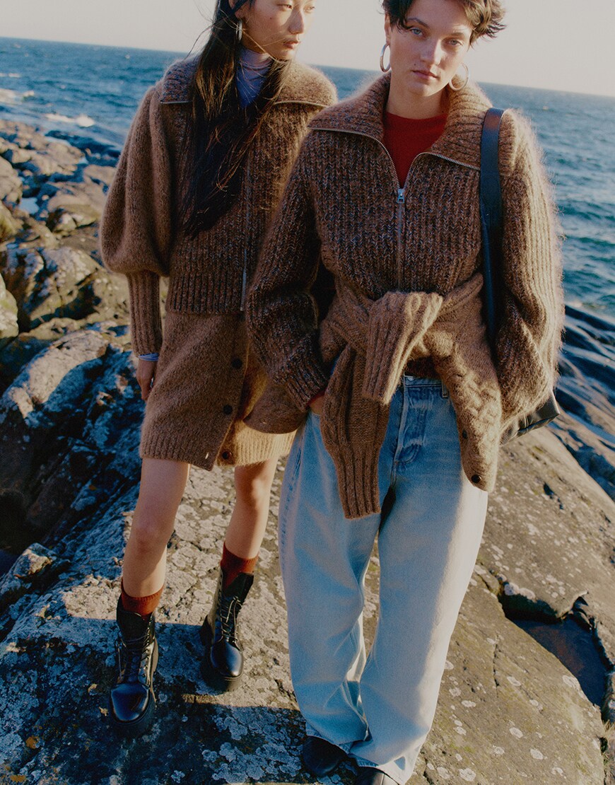 Woman wearing and Other Stories knitted jumper | ASOS Style Feed