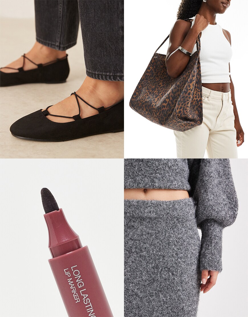 Collage of ASOS clothing