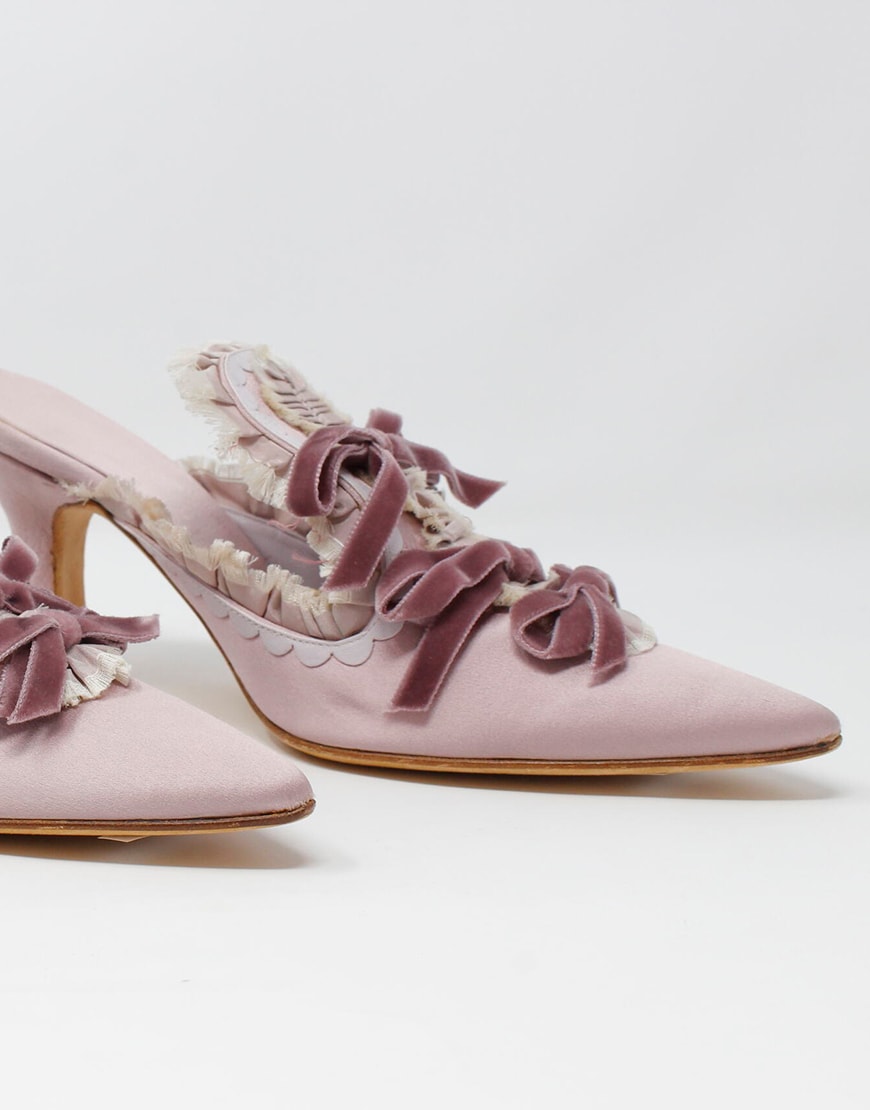 Manolo Blahnik shoes with bows | ASOS Style Feed