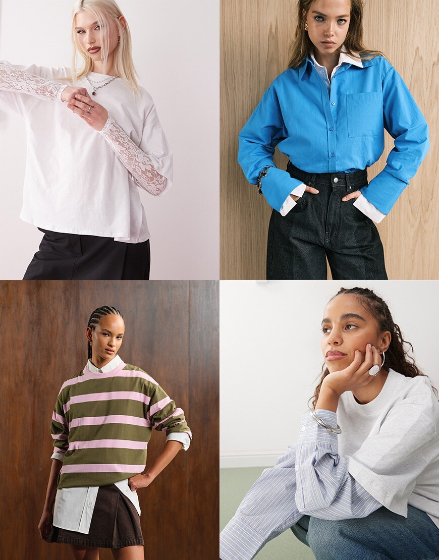 Layered top options | ASOS Style Feed