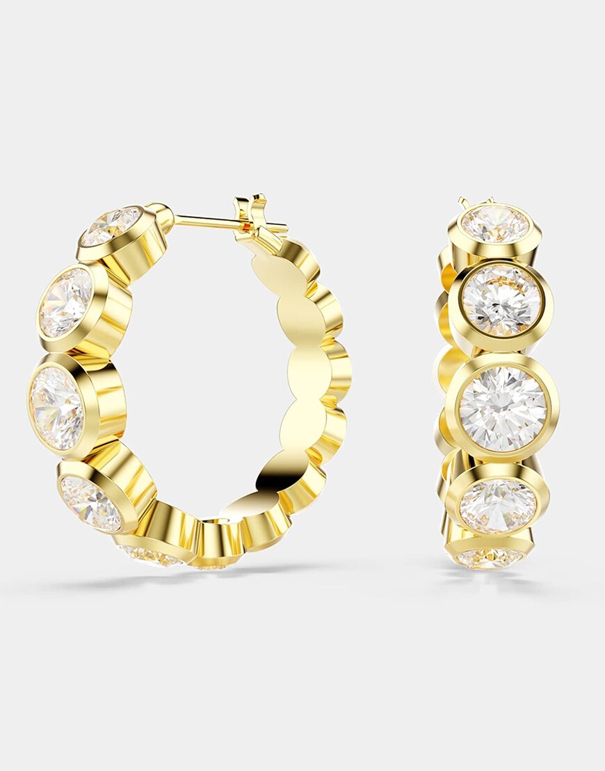 Gold hoop earrings