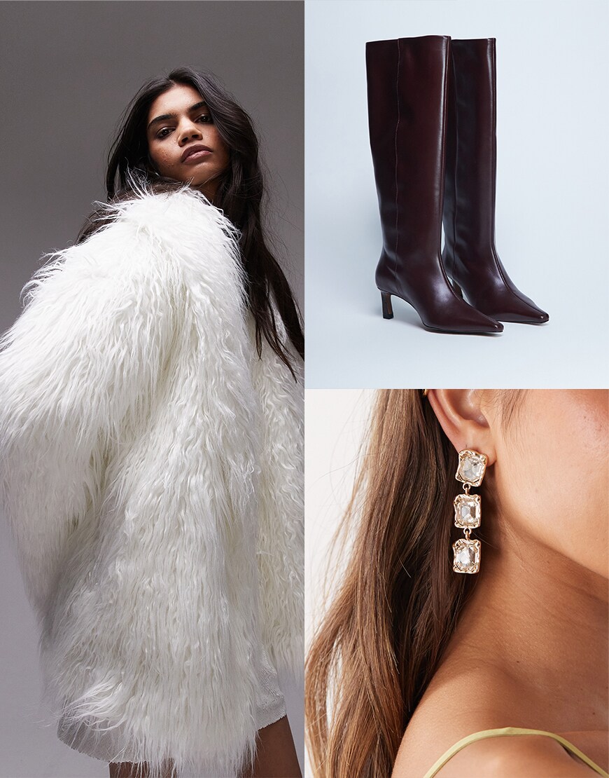 Collage of ASOS clothes