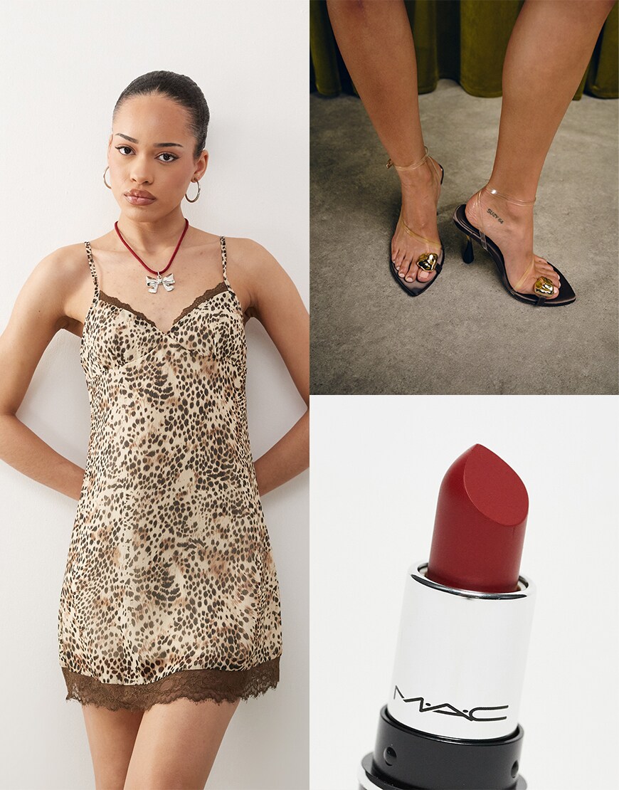 Collage of ASOS clothes