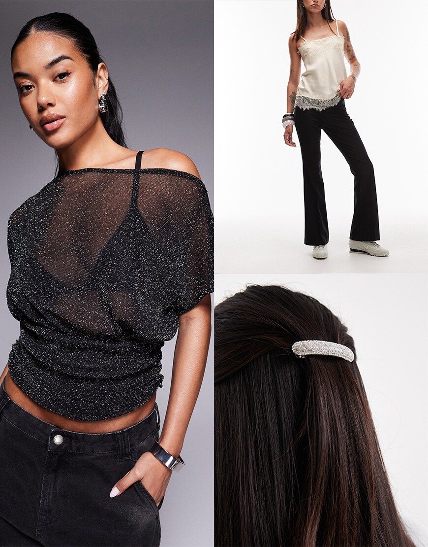 Collage of ASOS clothes