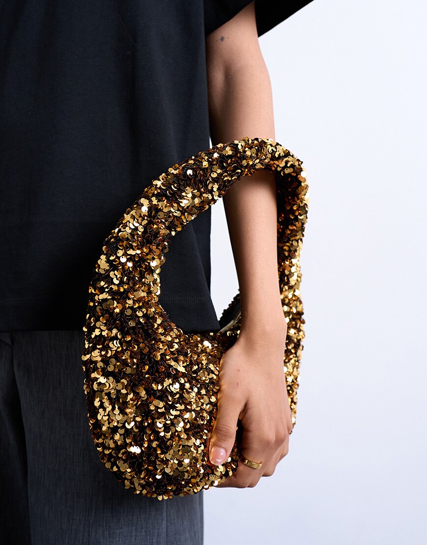 Topshop sparkly bag | ASOS Style Feed