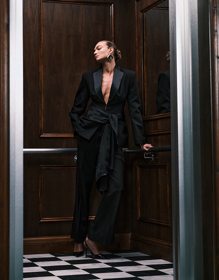 ASOS DESIGN ultimate sculpted tux suit in black | ASOS Style Feed