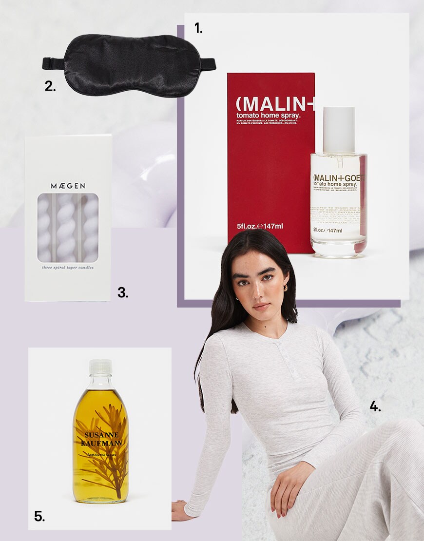 Collage of ASOS home and sleepwear gifts | ASOS Style Feed