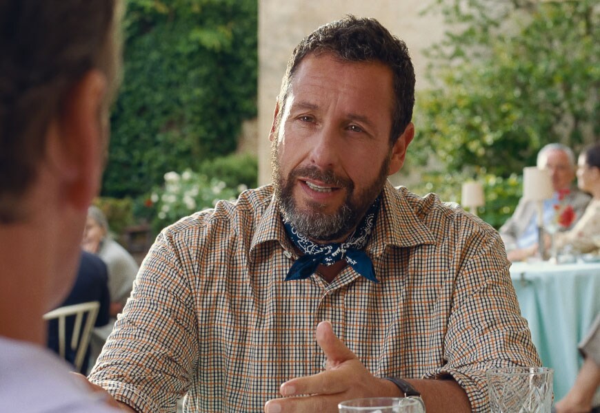 Adam Sandler in Jay Kelly, Netflix
