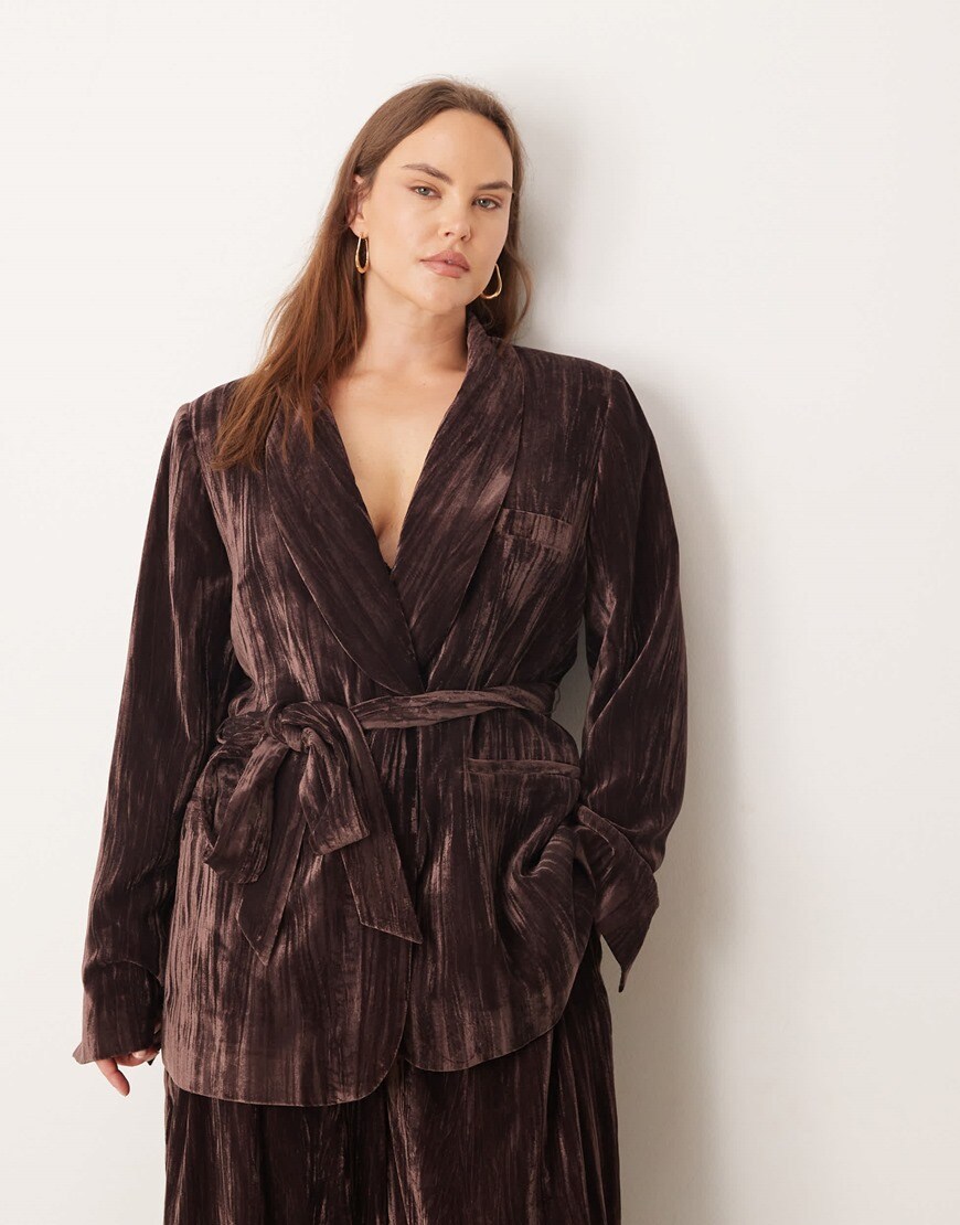 ASOS DESIGN Velvet Blazer