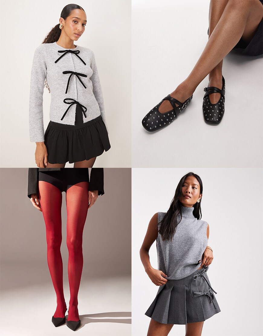 Collage of ASOS clothes