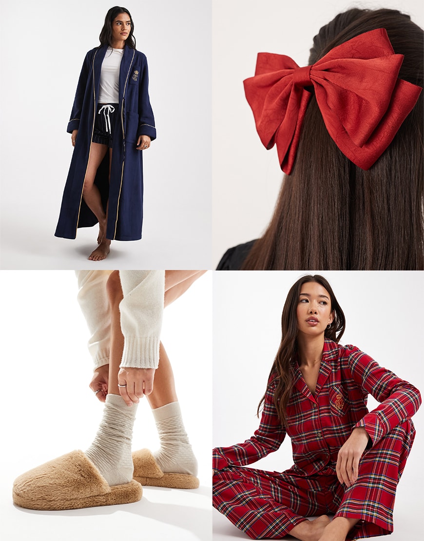 Collage of ASOS clothes