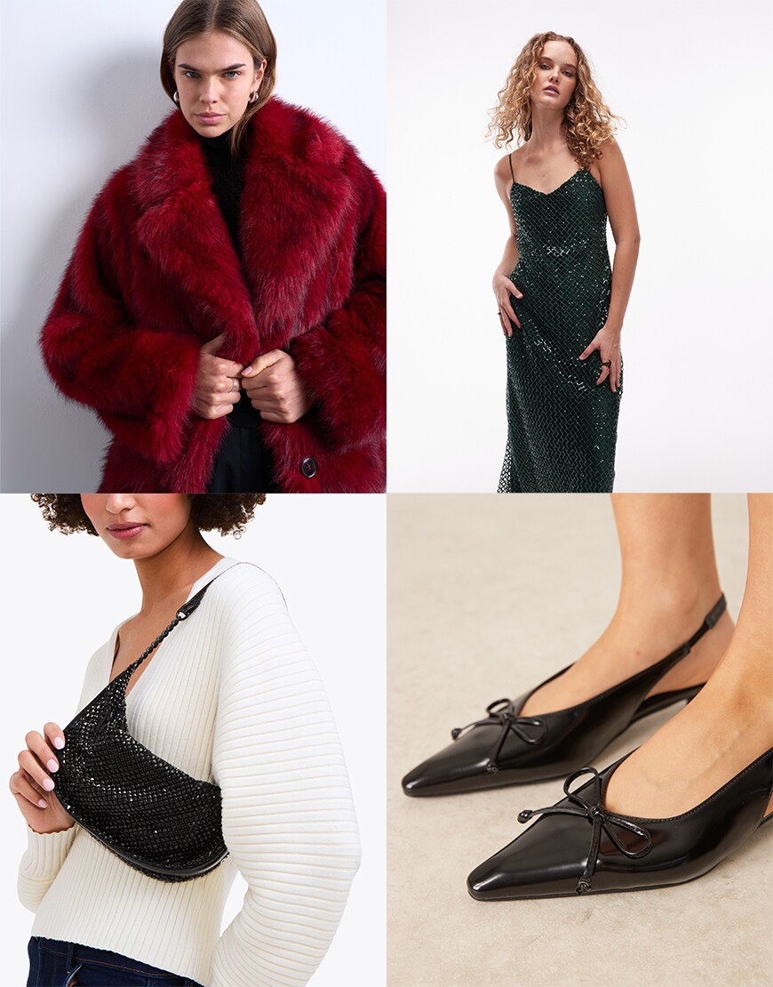 Collage of ASOS clothing