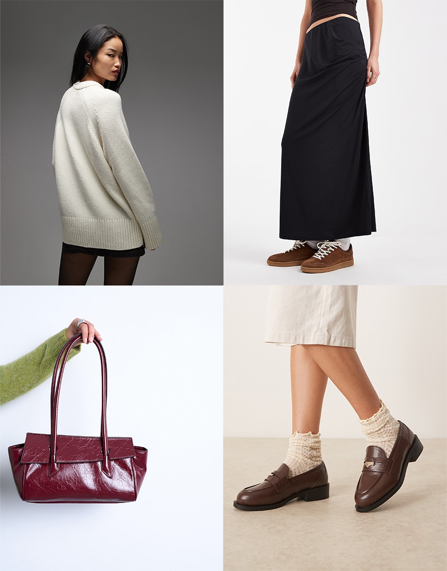 Collage of ASOS clothes