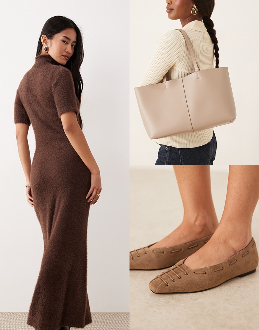 Collage of ASOS clothes