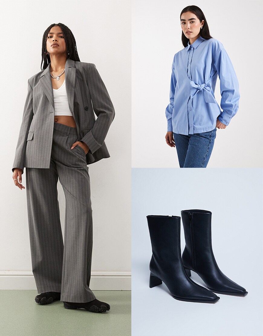 Collage of ASOS clothes