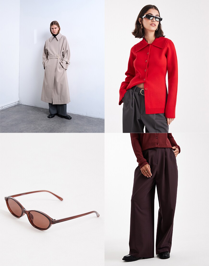 Collage of ASOS clothes