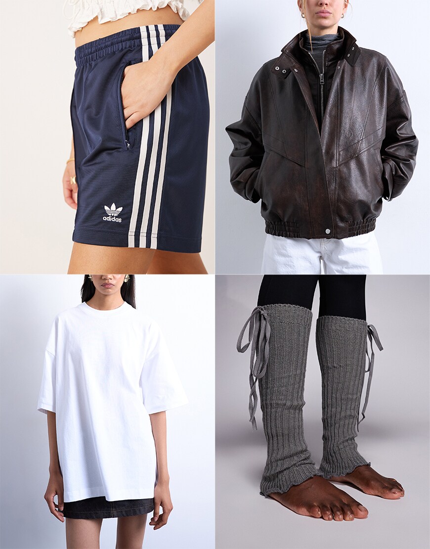 Collage of ASOS clothes