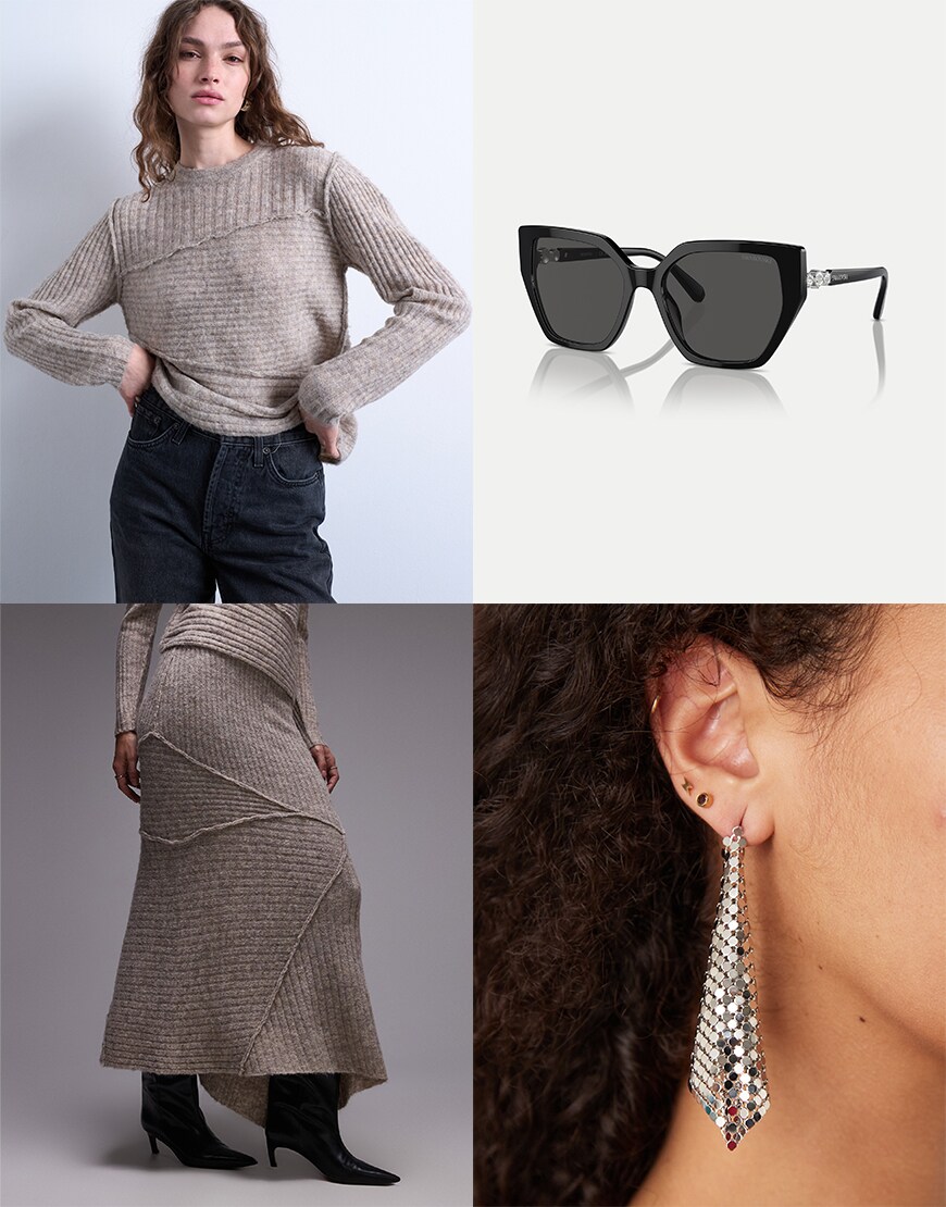 Collage of ASOS clothes