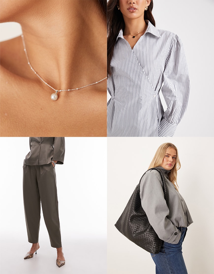 Collage of ASOS clothes